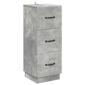 vidaXL Чекмеджетен шкаф 33 x 34,5 x 87 см Инженерна дървесина