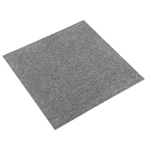 vidaXL Килим 20 бр. Сиво 50 x 50 cm 100% Полипропилен