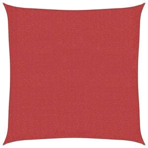 vidaXL Платно-сенник, 160 г/м&sup2;, червено, 2x2 м, HDPE