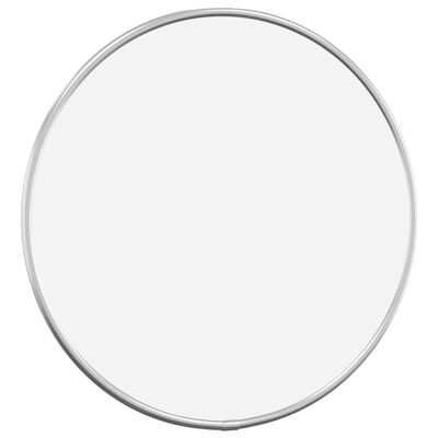 vidaXL Стенно огледало сребро Ø 30 см кръгло