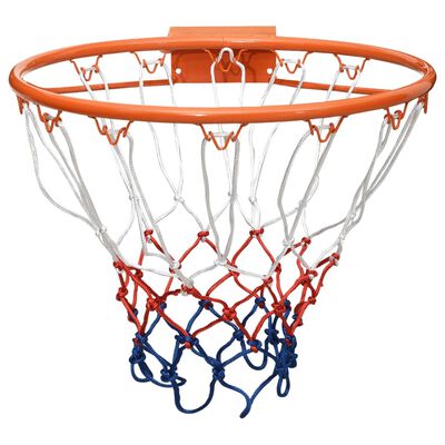 vidaXL Баскетболен ринг оранжев 39 см стомана