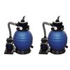 vidaXL Пясъчни филтърни помпи, 2 бр, 400 W, 11000 л/ч