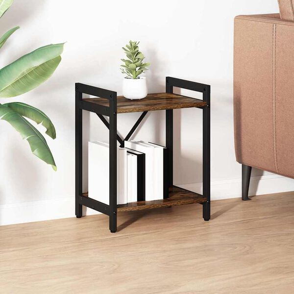 vidaXL Рафт за книги Димян дъб 40 x 30 x 50 cm Инженерно дърво