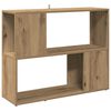 vidaXL Шкаф за книги/разделител на стаи Дъб артизан 105x24x102 см