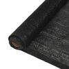 vidaXL Засенчваща мрежа HDPE 2x10 м черна