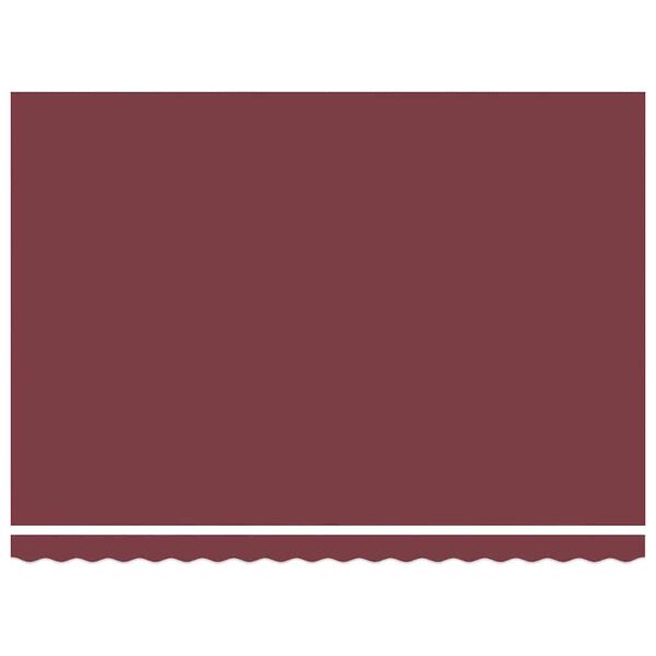 vidaXL Ръчно прибиращ се тента, бордо, 450x300 см