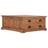 vidaXL Маса за кафе, 68x68x30 см, тиково дърво масив