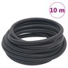 vidaXL Хибриден маркуч за въздух черен 0,6" 10 м гума и PVC
