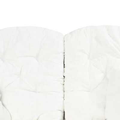 vidaXL 2-местен диван, сив, ратан