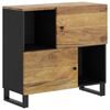 vidaXL Сайдборд с 2 врати, 80x33x75 см, мангово дърво масив