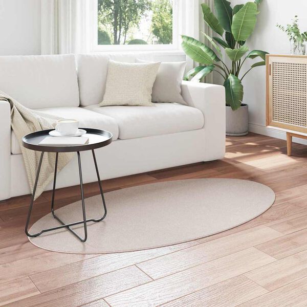 vidaXL Килим HUARTE Пясък 150 x 80 cm 100% полиестер