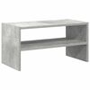 vidaXL Стелаж за обувки, стифиращи, бетонно сив, 60x30x30,5 см