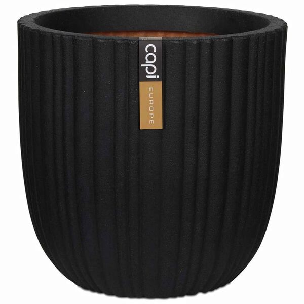 Capi Кашпа Urban Tube, 43x41 см, черна, KBLT933