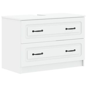 vidaXL Шкаф за мивка в баня UTRECHT Бяло 82 x 41 x 56 см