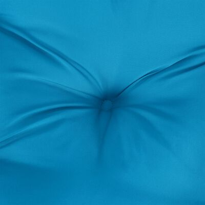 vidaXL Палетна възглавница синя 58x58x10 см плат