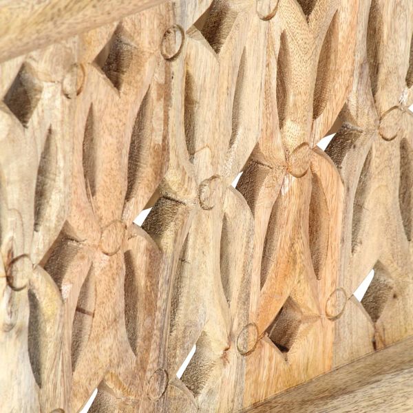 vidaXL ТВ шкаф, 120x30x40 см, мангово дърво масив