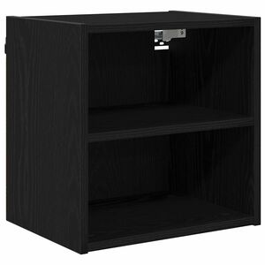 vidaXL Висящ шкаф Черния дъб 40 x 29,5 x 40 см Инженерно дърво