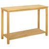 vidaXL Градинска конзолна маса Светъл акация 110 x 40 x 75 cm