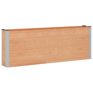 vidaXL Градинска повдигната леха Кафяво 200 x 30 x 72 см