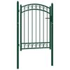 vidaXL Оградни врати EMMEN 104 x 98,5 cm С ключалка