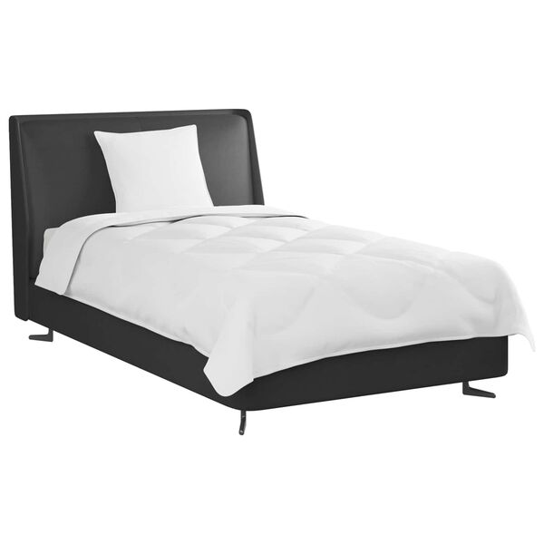 vidaXL Цялосезонен завивка с възглавница 2 pcs Бяло Микрофибър