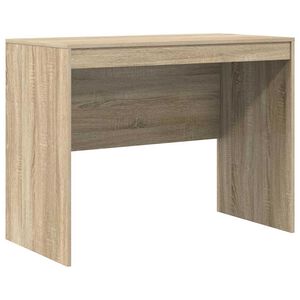 vidaXL Бюро Сонома дъб 100 x 50 x 76 см