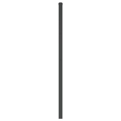 vidaXL Метална табла за глава, черна, 150 см