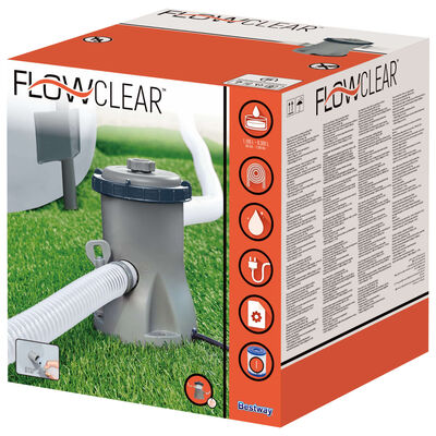 Bestway Филтърна помпа за басейн Flowclear, 330 гал