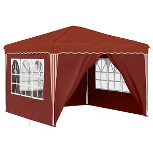 vidaXL Поп-ъп парти палатка 288 x 288 x 245 см Теракота