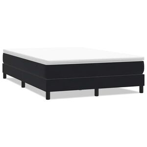 vidaXL Box Spring Легло без матрак Черно 140x210 cm Velvet