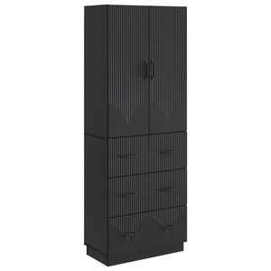 vidaXL Комплект шкафове 2 бр. 66 x 34,5 x 87 см Инженерна дървесина