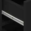 vidaXL Служебен шкаф с чекмедже Черно 120 x 36 x 69 см Инженерно дърво