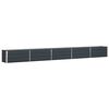 vidaXL Кашпа Антрацит 480 x 50 x 45 см Галванизирана стомана