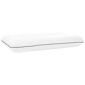 vidaXL Възглавница за спане 80 x 40 x 12 cm Среден Гелова пяна Бяло
