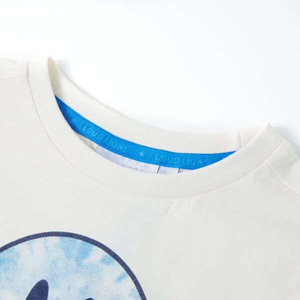 Детска тениска, екрю, 128