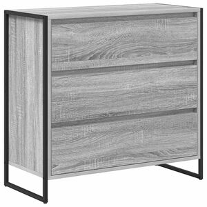 vidaXL Служебен шкаф Сив Сонома 79 x 36 x 75.5 см Инженерно дърво
