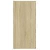 vidaXL Бюфет, дъб сонома, 160x36x75 см, инженерно дърво