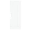 vidaXL Стенен шкаф, бял, 34,5x34x90 см, инженерно дърво