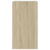 vidaXL Шкаф за обувки, дъб сонома, 60x34x63,5 см, инженерно дърво