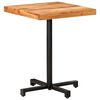 vidaXL Бистро маса, квадратна, 60x60x75 cм, акациево дърво масив