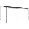 vidaXL Навес антрацит 4x3 м 180 г/м&sup2; плат и стомана