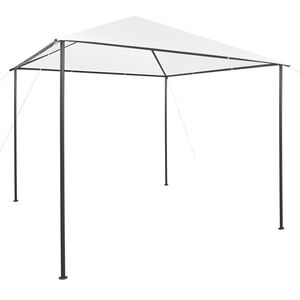 vidaXL Беседка, 3x3x2,9 м, бяла, 180 г/м&sup2;
