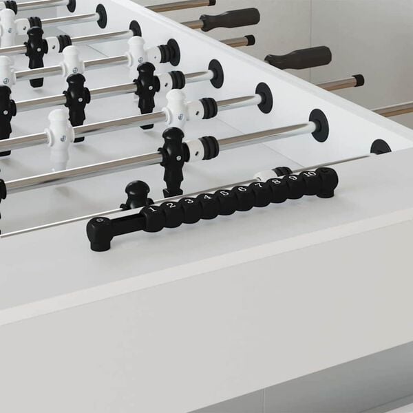 vidaXL Брой на футболна маса 2 pcs Черно 30 x 2,2 x 2,9 см Пластмаса