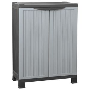 vidaXL Пластмасов шкаф, 68x39x92 см