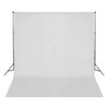 vidaXL Фотографски комплект за студио с комплект лампи и фон