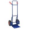 vidaXL Разширяема ръчна количка Син и Червен 49,5 x 53 x 114 см