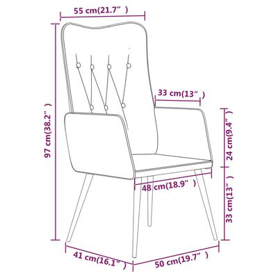 vidaXL Wingback стол с косъм, кафяво и бяло, естествена кожа