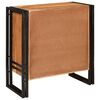 vidaXL Служебен шкаф Кафяво 66 x 33 x 70 см Акациево дърво масив