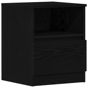 vidaXL Нощен шкаф Черния дъб 40 x 40 x 50 cm Инженерна дървесина