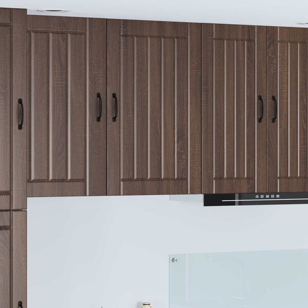 vidaXL Кухненски шкаф Lucca Кафяв дъб 50 x 31 x 80 см